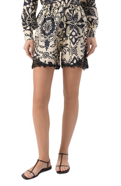 Шорты из шелка и вискозы MAURIZIO, арт. W01030481, фото 3