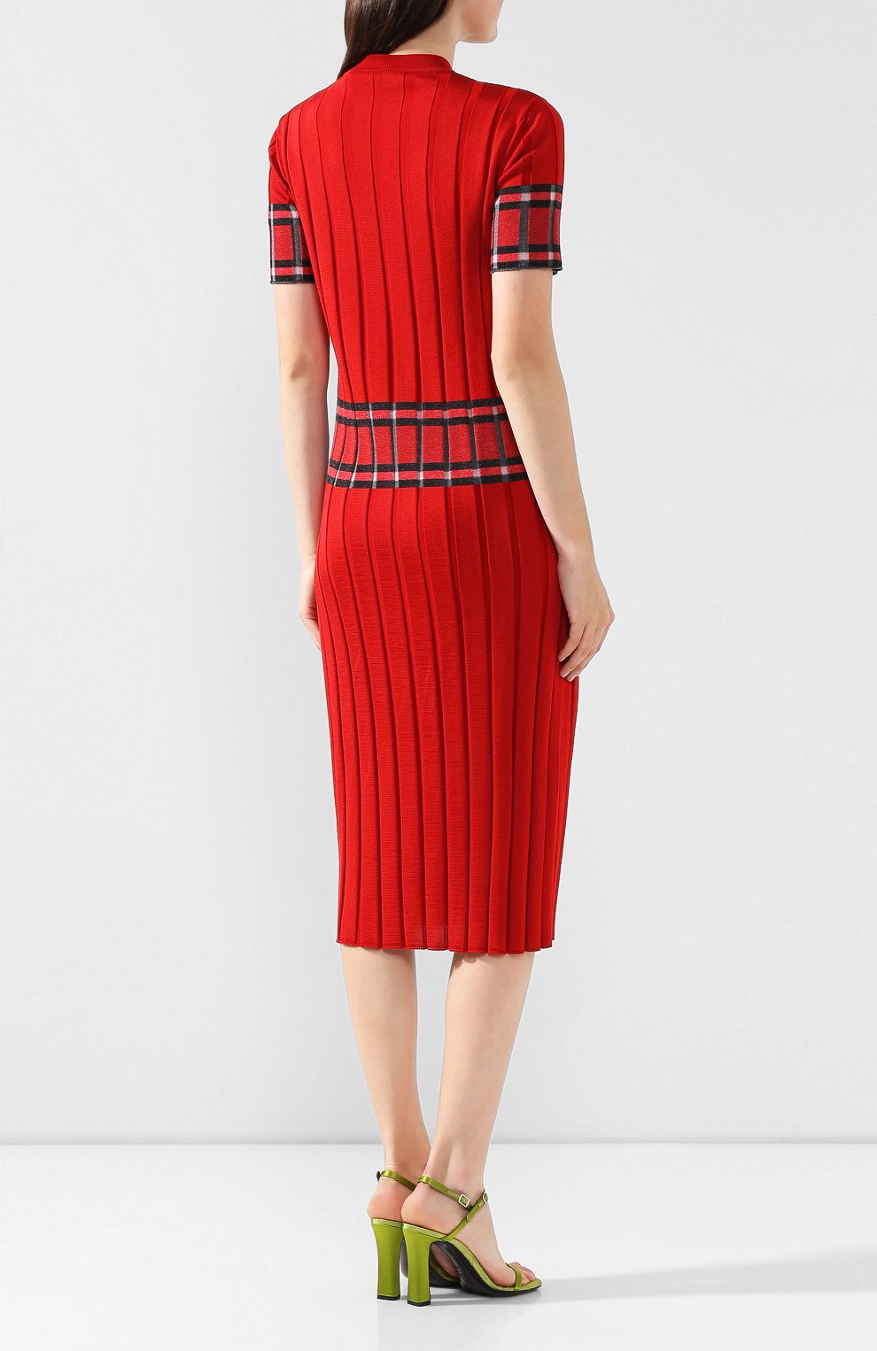 Платье из смеси вискозы и шерсти MARNI, арт. ABMD0042EQ/FW618, фото 4