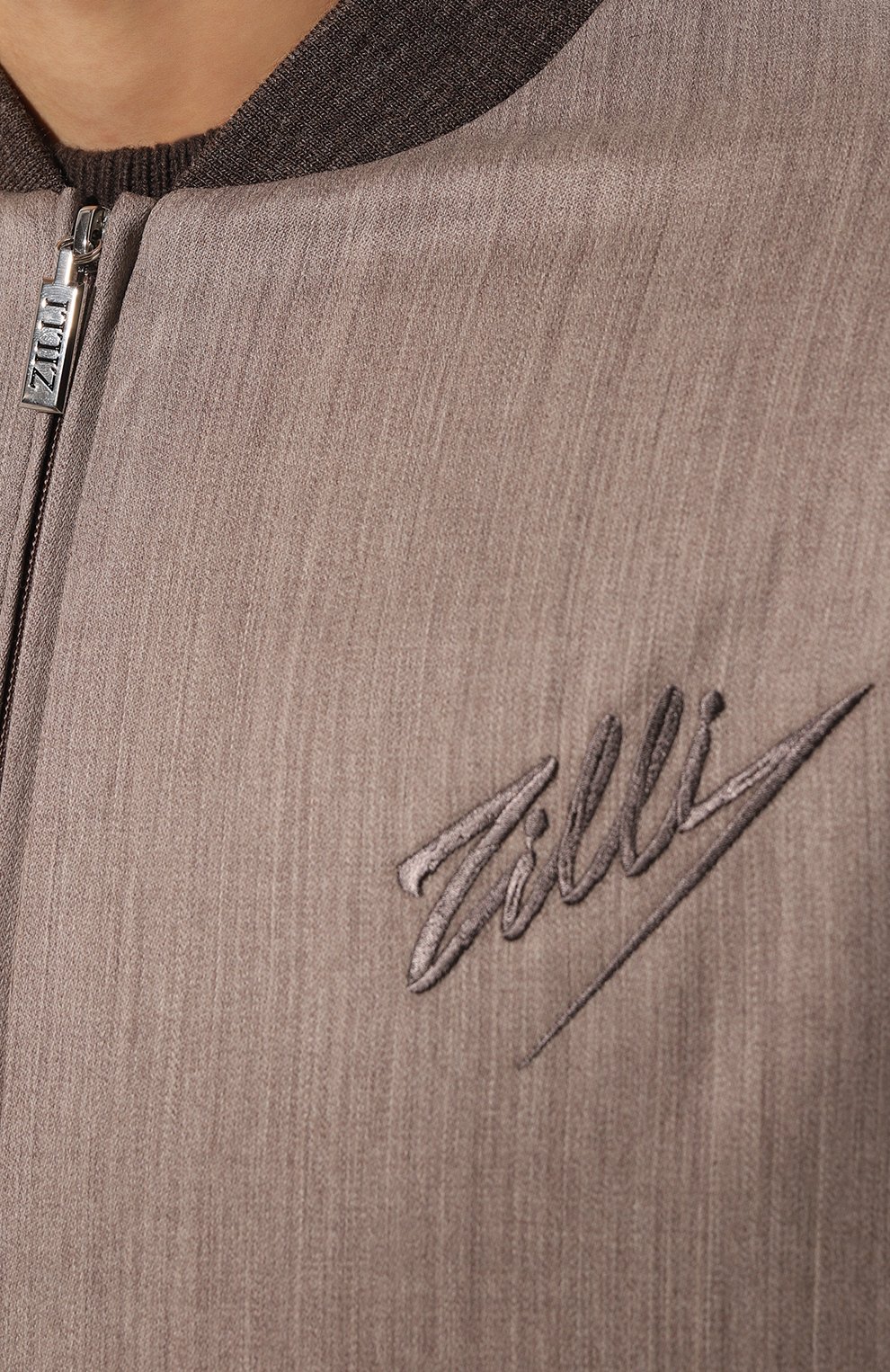 Шерстяной бомбер ZILLI, арт. B0M01BZS66036ZS000001, фото 5