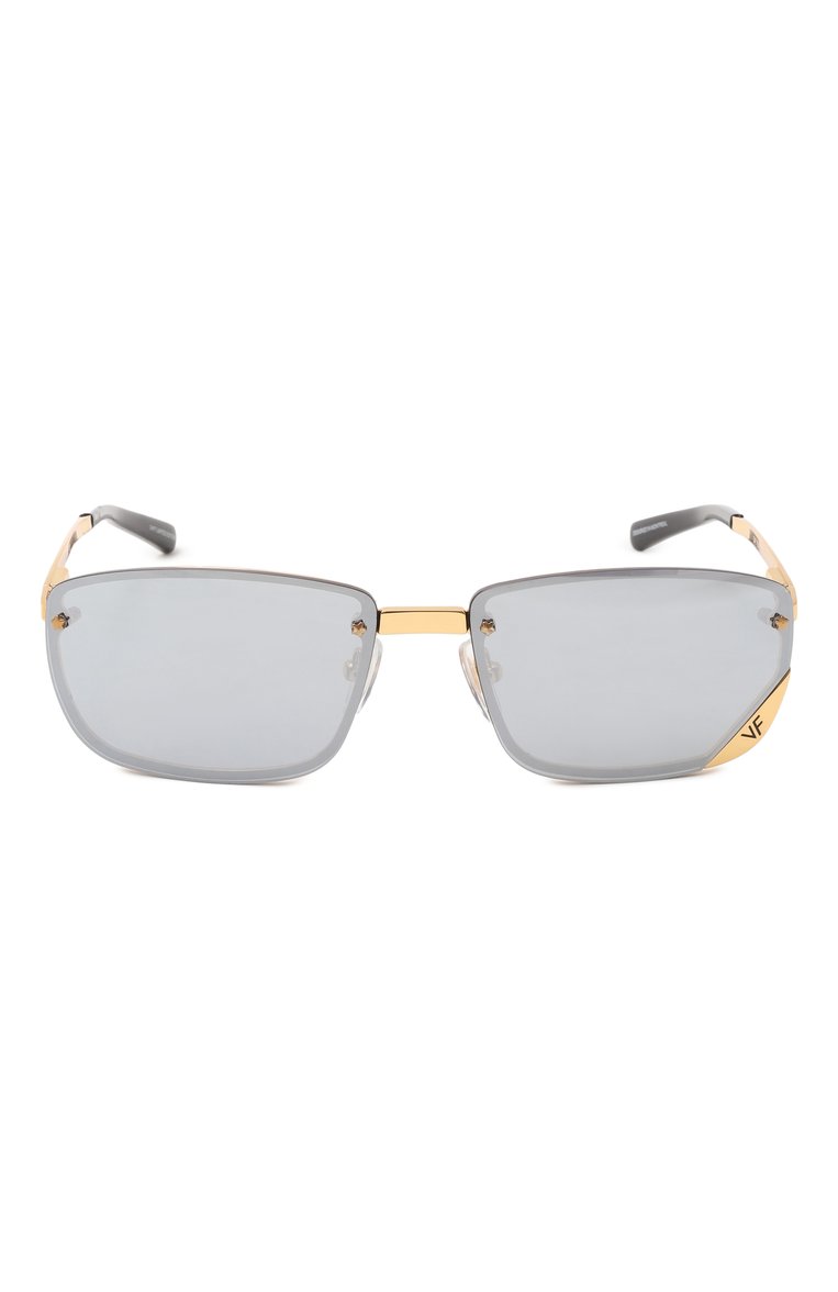 Мужские солнцезащитные очки VINTAGE FRAMES серого цвета, арт. VF CELEBRITY 24KT G0LD/CHR0ME MIRR0R | Фото 3 (Региональные ограничения белый список (Axapta Mercury): Не проставлено; Нос: Не проставлено; Тип очков: С/з; Материал: Металл; Кросс-КТ: С/з-мужское; Очки форма: Прямоугольные; Оптика Гендер: оптика-мужское)