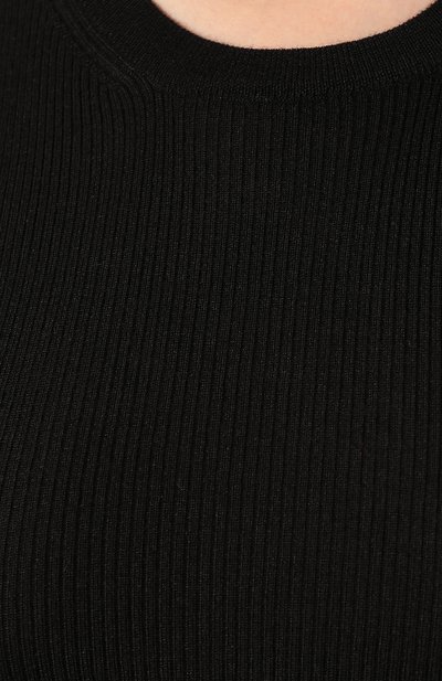 Топ из смеси кашемира и шелка DOLCE & GABBANA черного цвета по цене 93550 руб., арт. FX567T/JAMA1, фото 5 Топ из смеси кашемира и шелка DOLCE & GABBANA, арт. FX567T/JAMA1, фото 5
