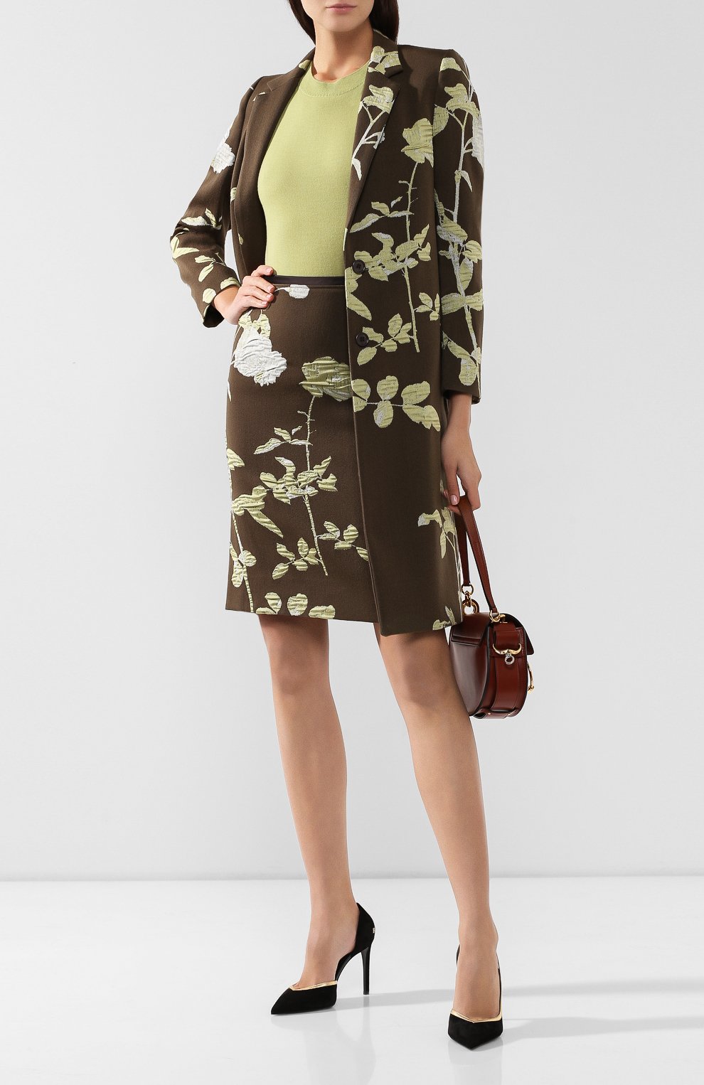 Юбка из смеси хлопка и шерсти DRIES VAN NOTEN, арт. 192-30851-8363, фото 2