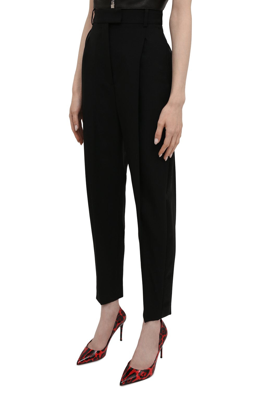 Шерстяные брюки ALEXANDER MCQUEEN, арт. 686728/QJACA, фото 3