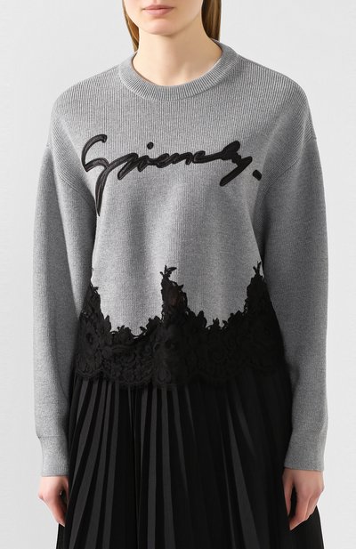 Шерстяной свитер GIVENCHY, арт. BW908X4Z6B, фото 3