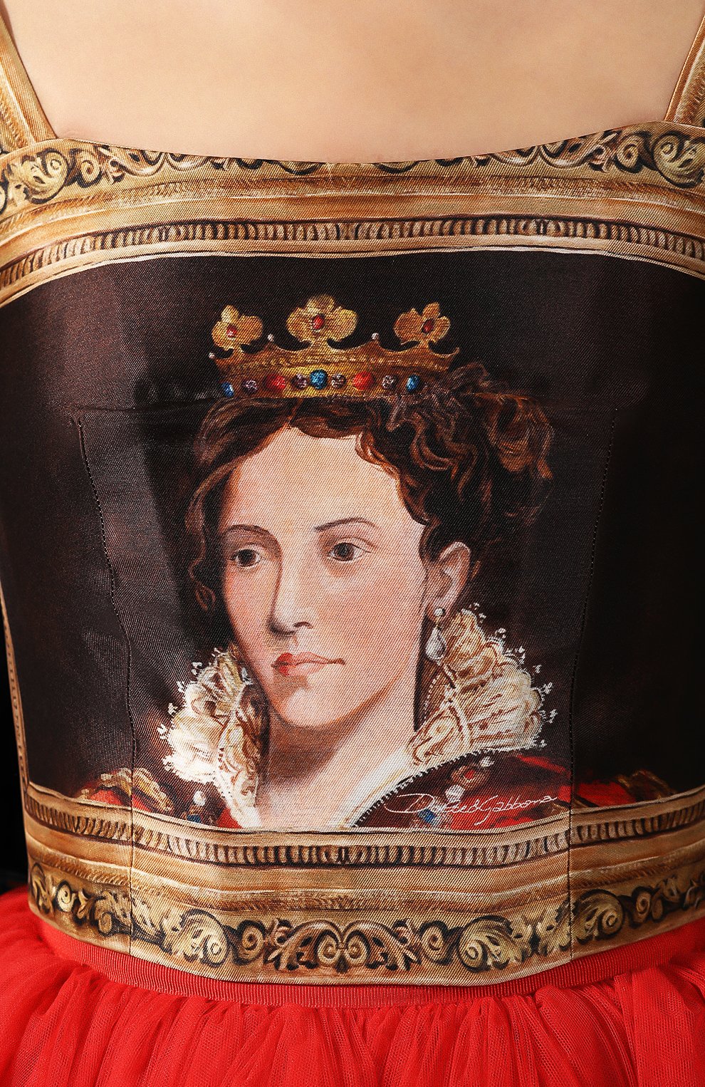 Шелковый топ DOLCE & GABBANA, арт. F73T8T/GDQ09, фото 5