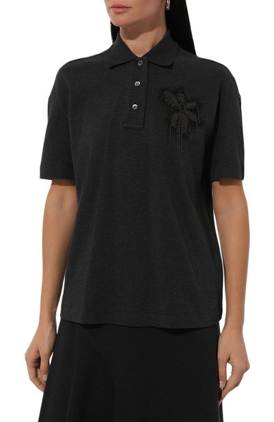 Хлопковое поло BRUNELLO CUCINELLI, арт. MPT63HR715, фото 3