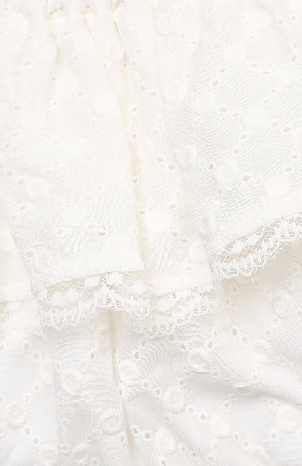 Хлопковый топ PAADE MODE белого цвета по цене 6685 руб., арт. 21211102/4Y-8Y, фото 3 Хлопковый топ PAADE MODE, арт. 21211102/4Y-8Y, фото 3