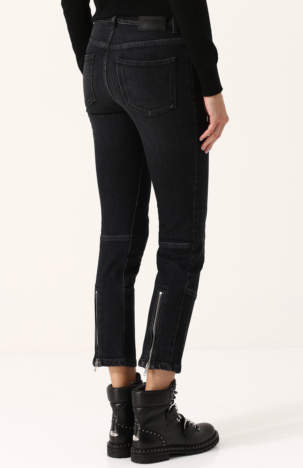 Джинсы с потертостями BELSTAFF, арт. 72100287/D64A0046, фото 4