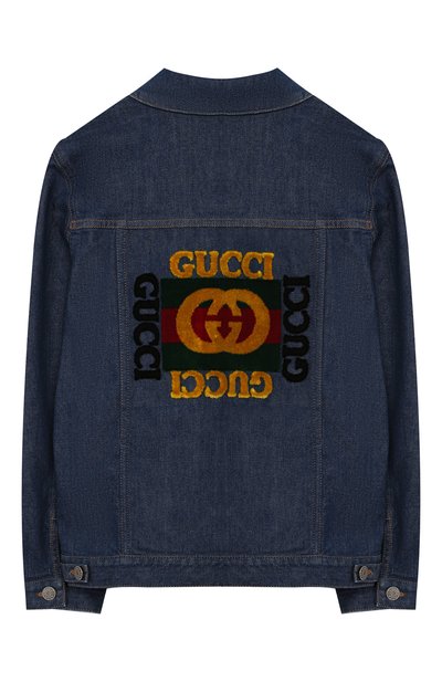 Джинсовая куртка GUCCI синего цвета по цене 116500 руб., арт. 547827/XDAC6, фото 2 Джинсовая куртка GUCCI, арт. 547827/XDAC6, фото 2