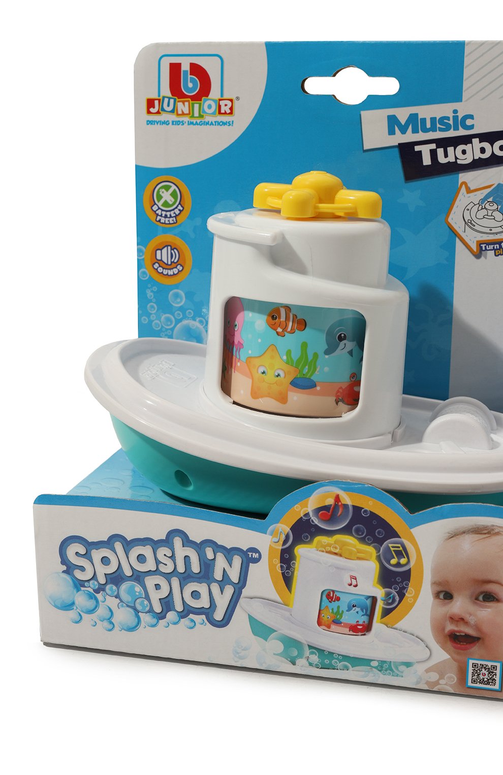 Игрушка для купания буксир музыкальный BBURAGO, арт. 16-89024, фото 4