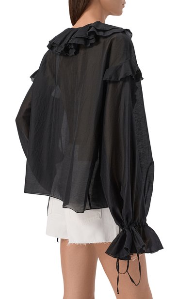 Блузка FLASHIN черного цвета по цене 32000 руб., арт. FS26BB, фото 4 Блузка FLASHIN, арт. FS26BB, фото 4