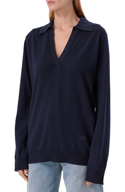 Шерстяное поло GUCCI, арт. 793883/XKFA8, фото 3