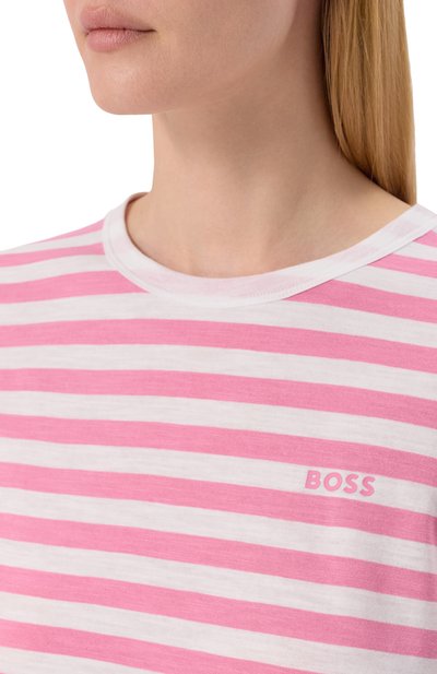 Хлопковая футболка BOSS ORANGE, арт. 50504192, фото 5