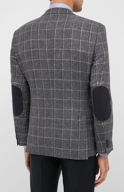 Пиджак из шерсти и льна BOSS, арт. 50432972, фото 4