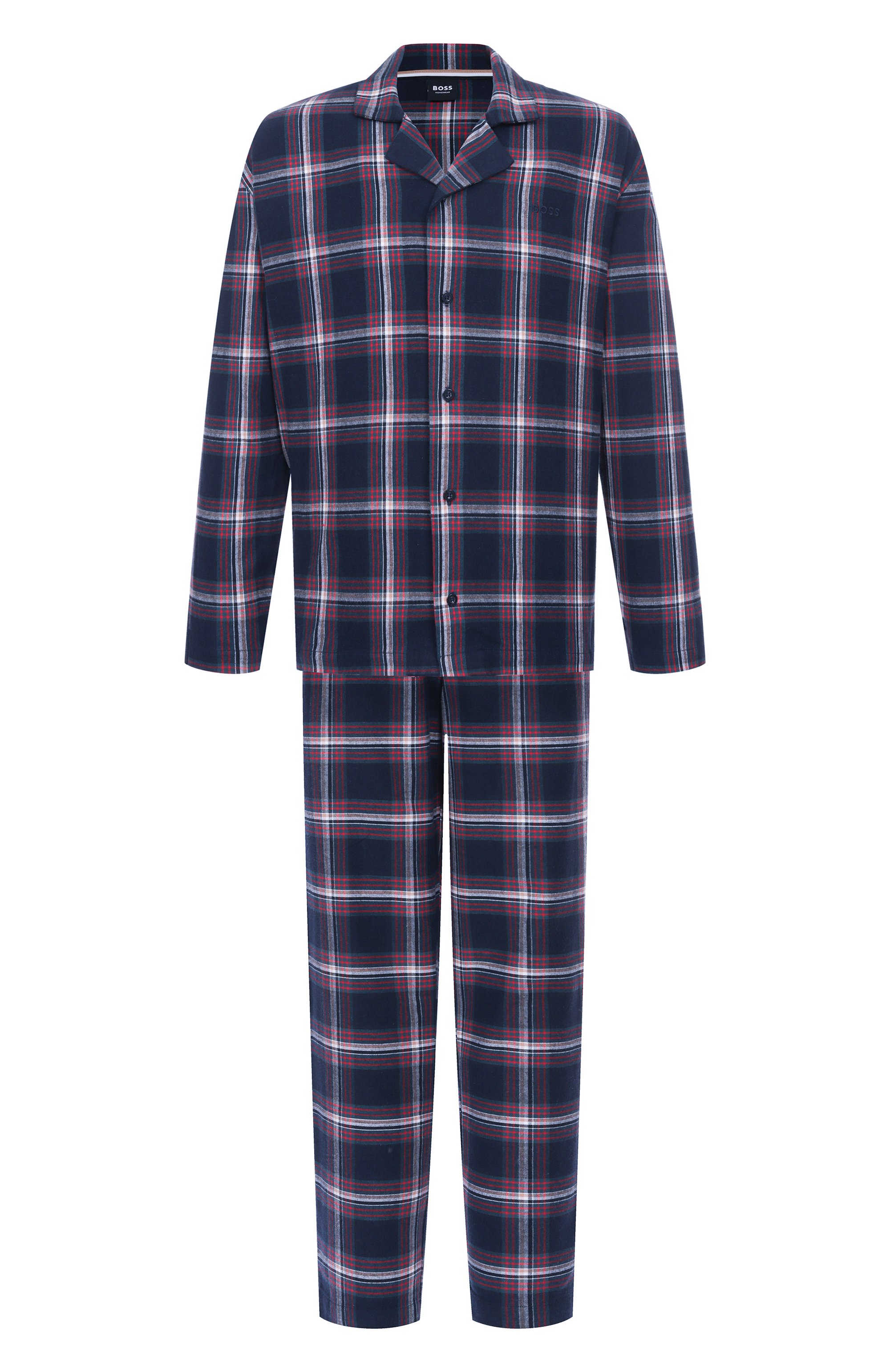 Пижама из хлопка и вискозы BOSS, арт. 50550756, фото 1