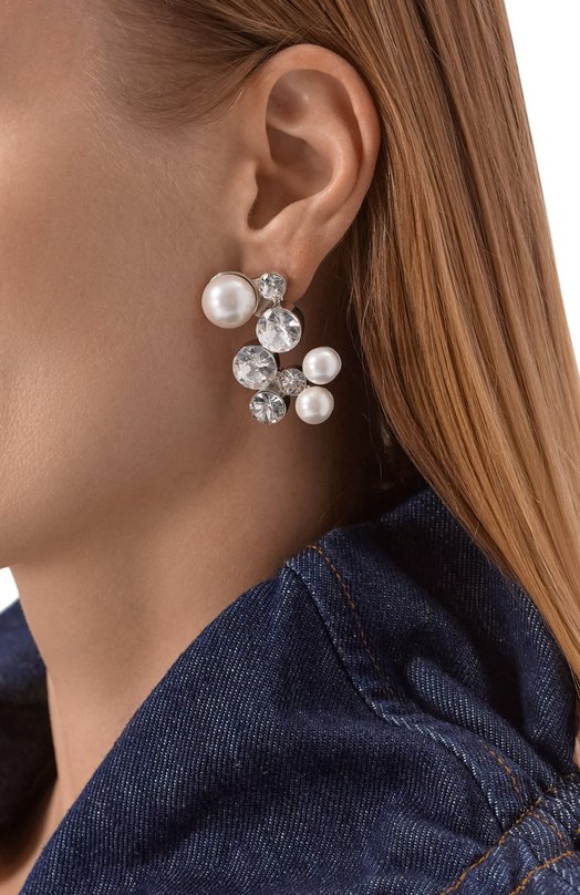 Серьги Dries Van Noten 018241/0049 Серебряный  018241/0049 Фото 2