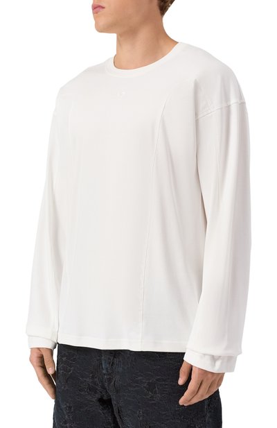 Хлопковый лонгслив DIESEL, арт. A19444/0AIJU, фото 3