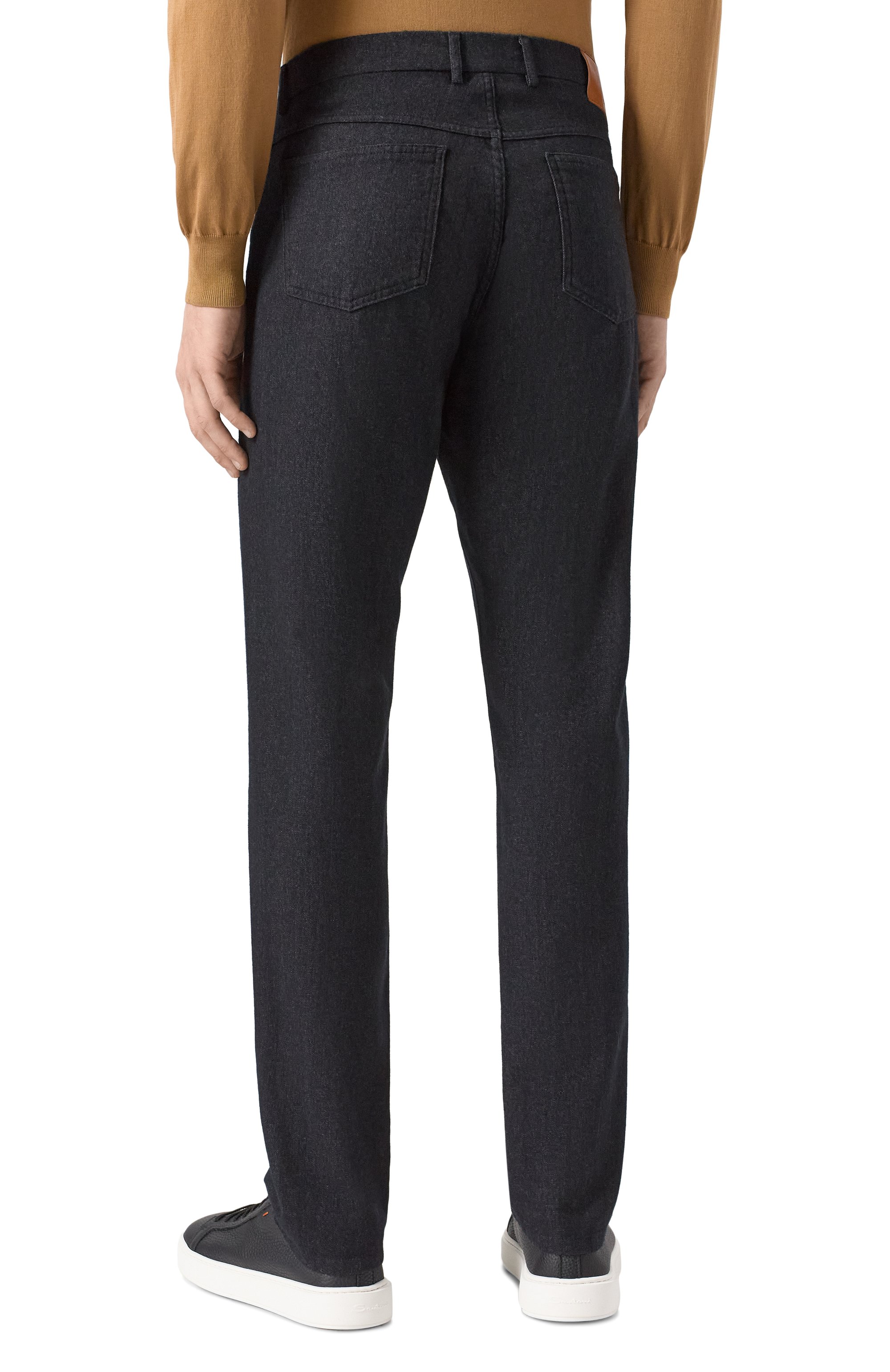 Брюки из хлопка и шерсти CANALI, арт. V1551/AV05333, фото 4