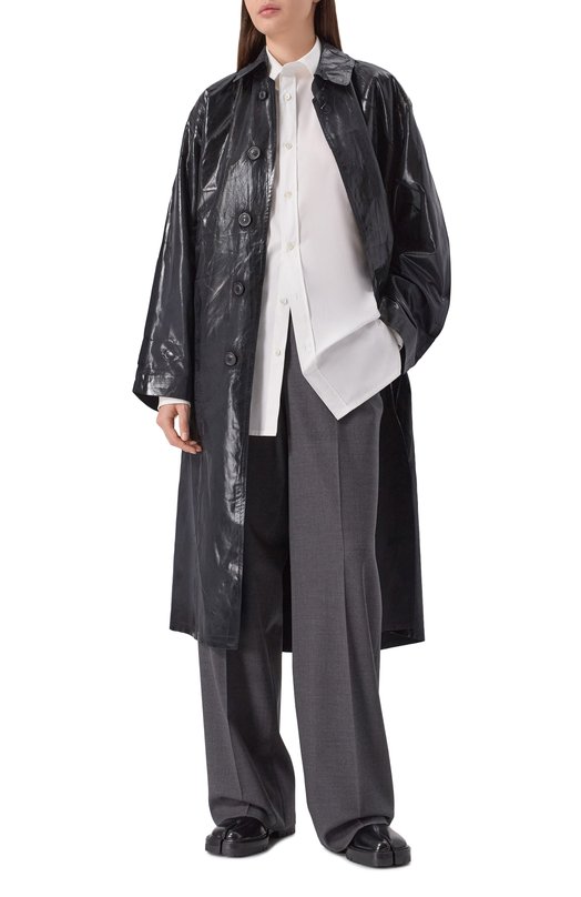 Плащ Maison Margiela S29AH0173/M35137 Чёрный  S29AH0173/M35137 Фото 2