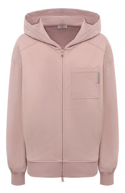 Женский хлопковая толстовка BRUNELLO CUCINELLI, арт. MH827BP426