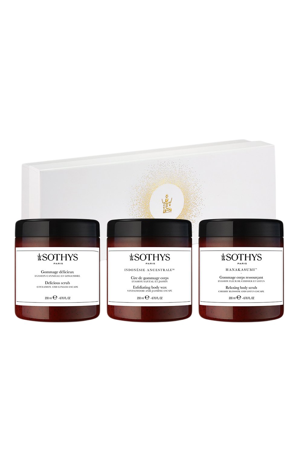 Набор подарочный 3 скраба (3x100ml) SOTHYS бесцветного цвета по цене 12300 руб., арт. 920498, фото 1 Набор подарочный 3 скраба (3x100ml) SOTHYS, арт. 920498, фото 1