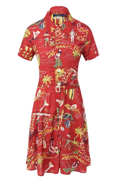 Женское платье с поясом POLO RALPH LAUREN, арт. 211753214