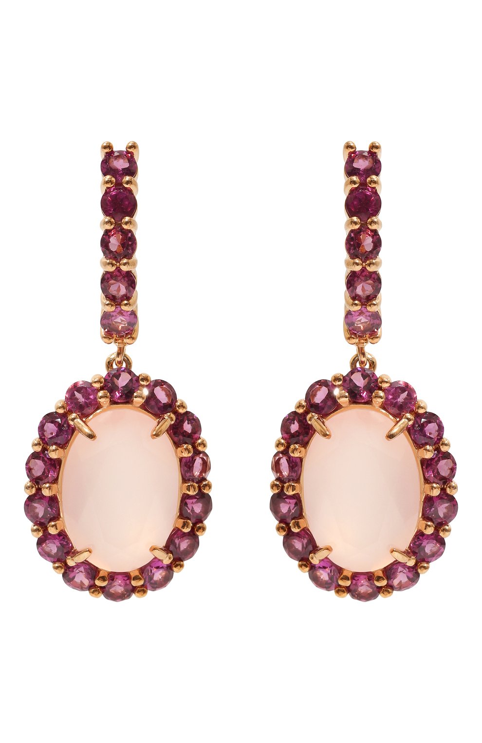 Серьги с розовым кварцем SECRETS JEWELRY, арт. СРКОП00515, фото 1