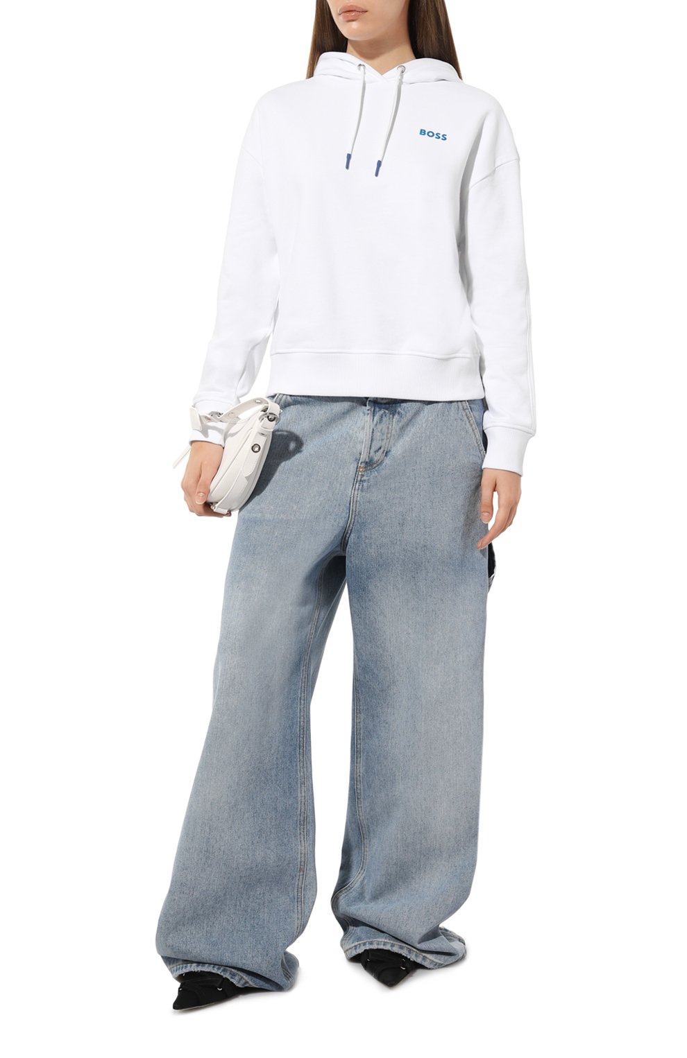 Хлопковое худи BOSS ORANGE, арт. 50496542, фото 2