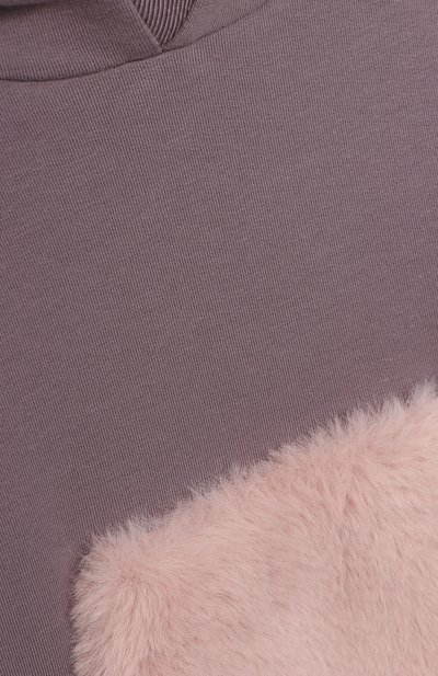 Хлопковое платье IL GUFO сиреневого цвета по цене 12900 руб., арт. A20VL432M0100/2A-4A, фото 3 Хлопковое платье IL GUFO, арт. A20VL432M0100/2A-4A, фото 3