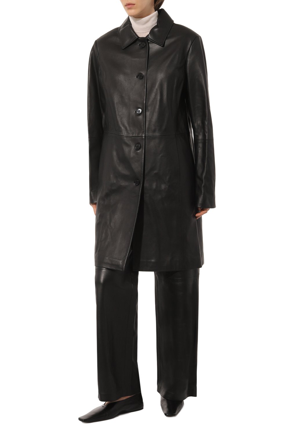 Кожаное пальто LOULOU DE SAISON, арт. UV0N, фото 3