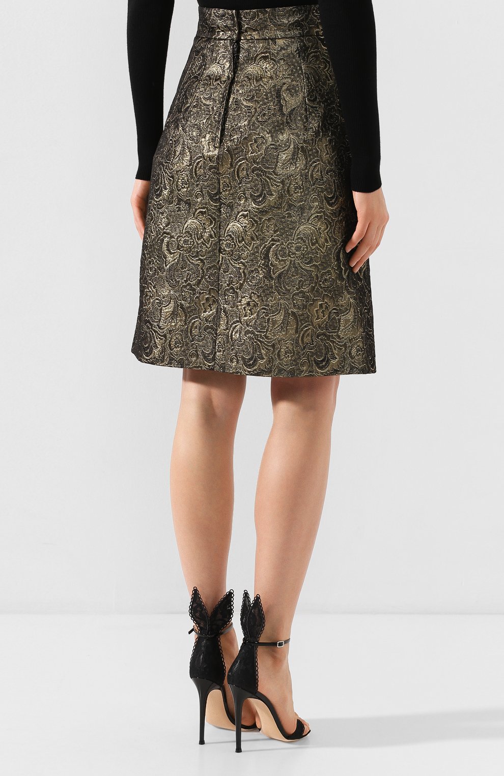 Жаккардовая юбка DOLCE & GABBANA, арт. F4BM5Z/HJMA4, фото 4