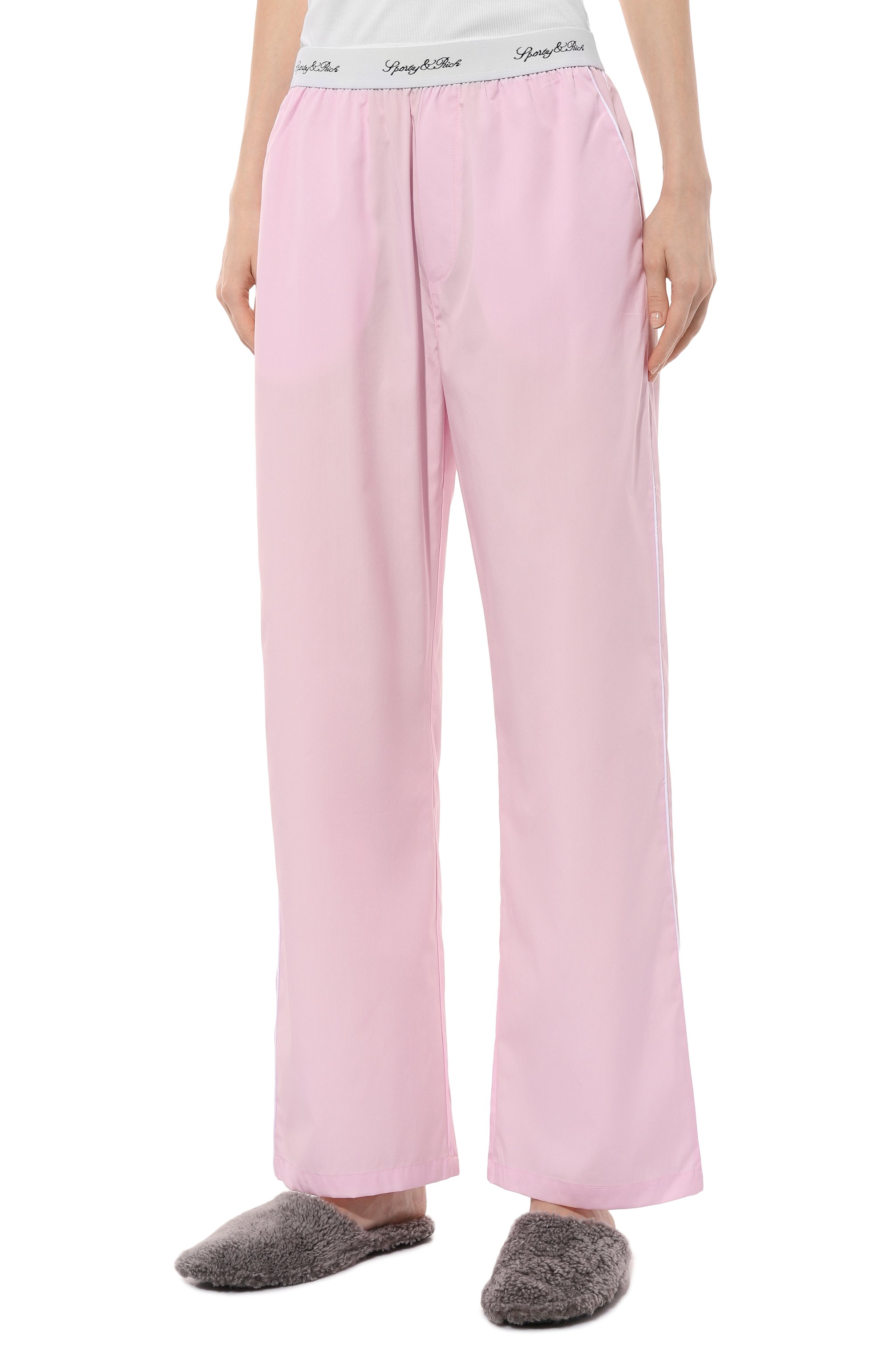 Хлопковые брюки SPORTY AND RICH, арт. PA010516313PI13, фото 3