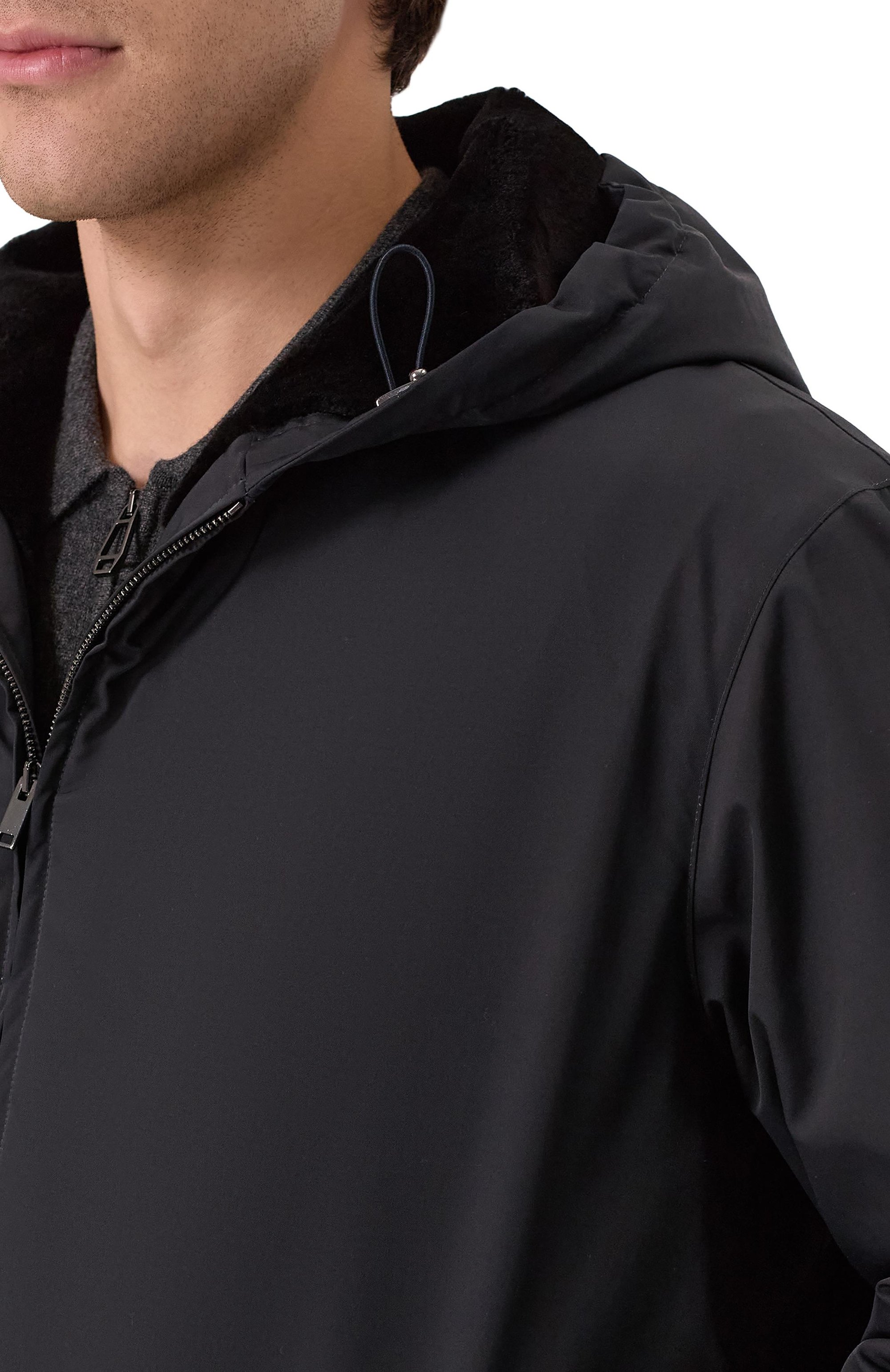 Пуховый бомбер с подкладкой из норки MVST, арт. FTECK-ME5635-4V BS, фото 5