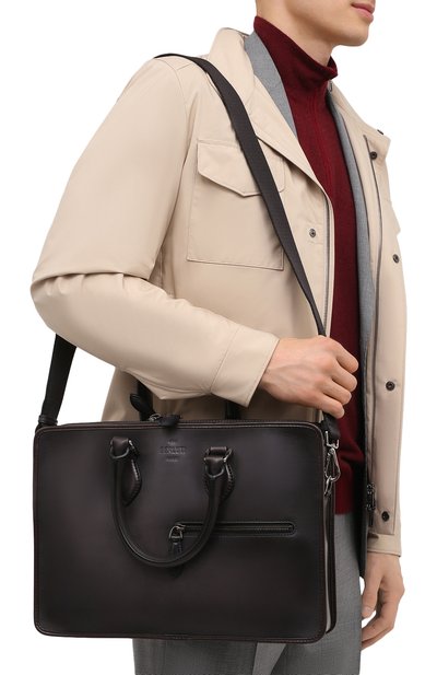 Кожаная сумка для ноутбука BERLUTI, арт. M204772, фото 5