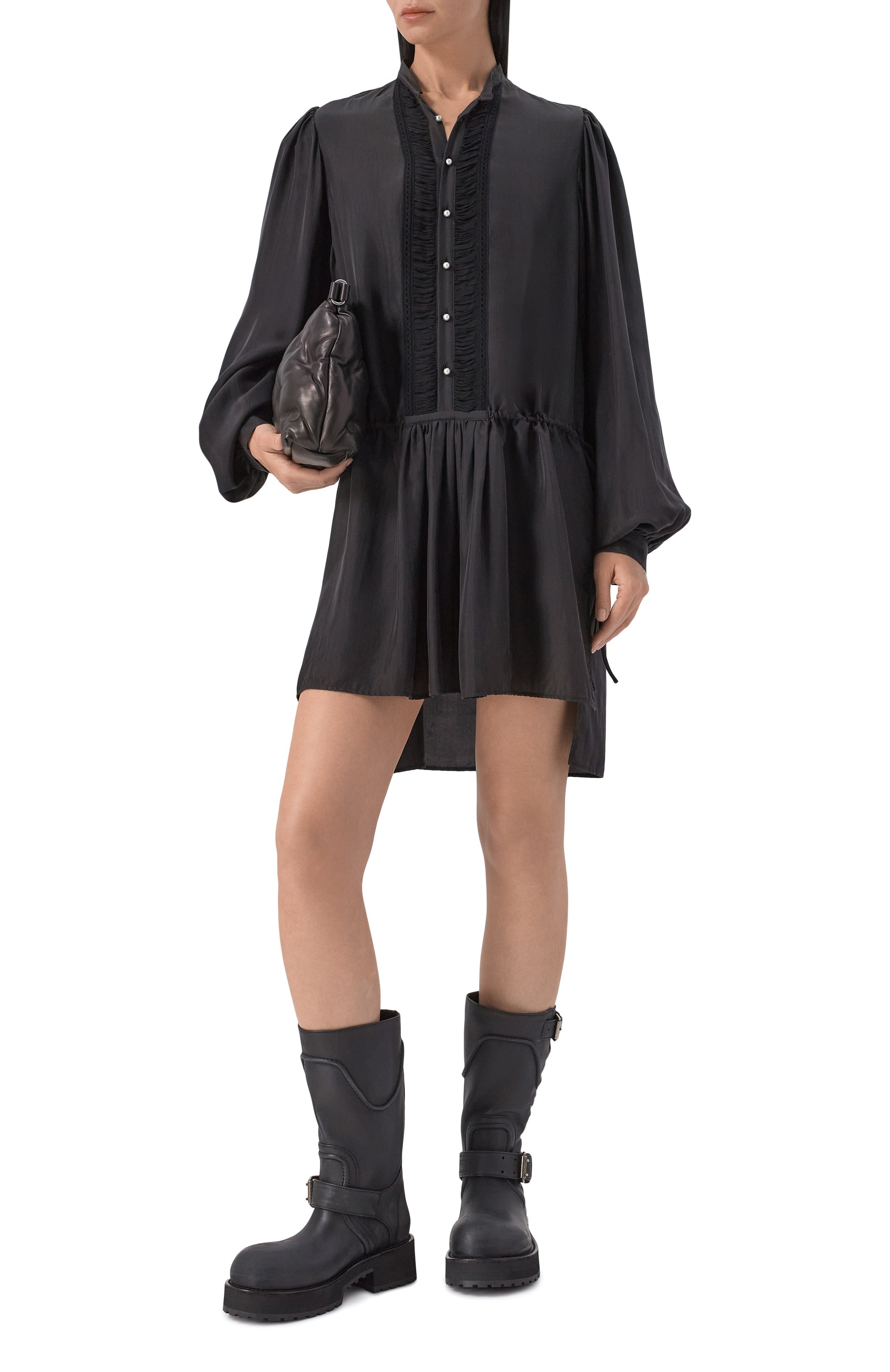 Шелковое платье ANN DEMEULEMEESTER, арт. B0013955/FA731, фото 2