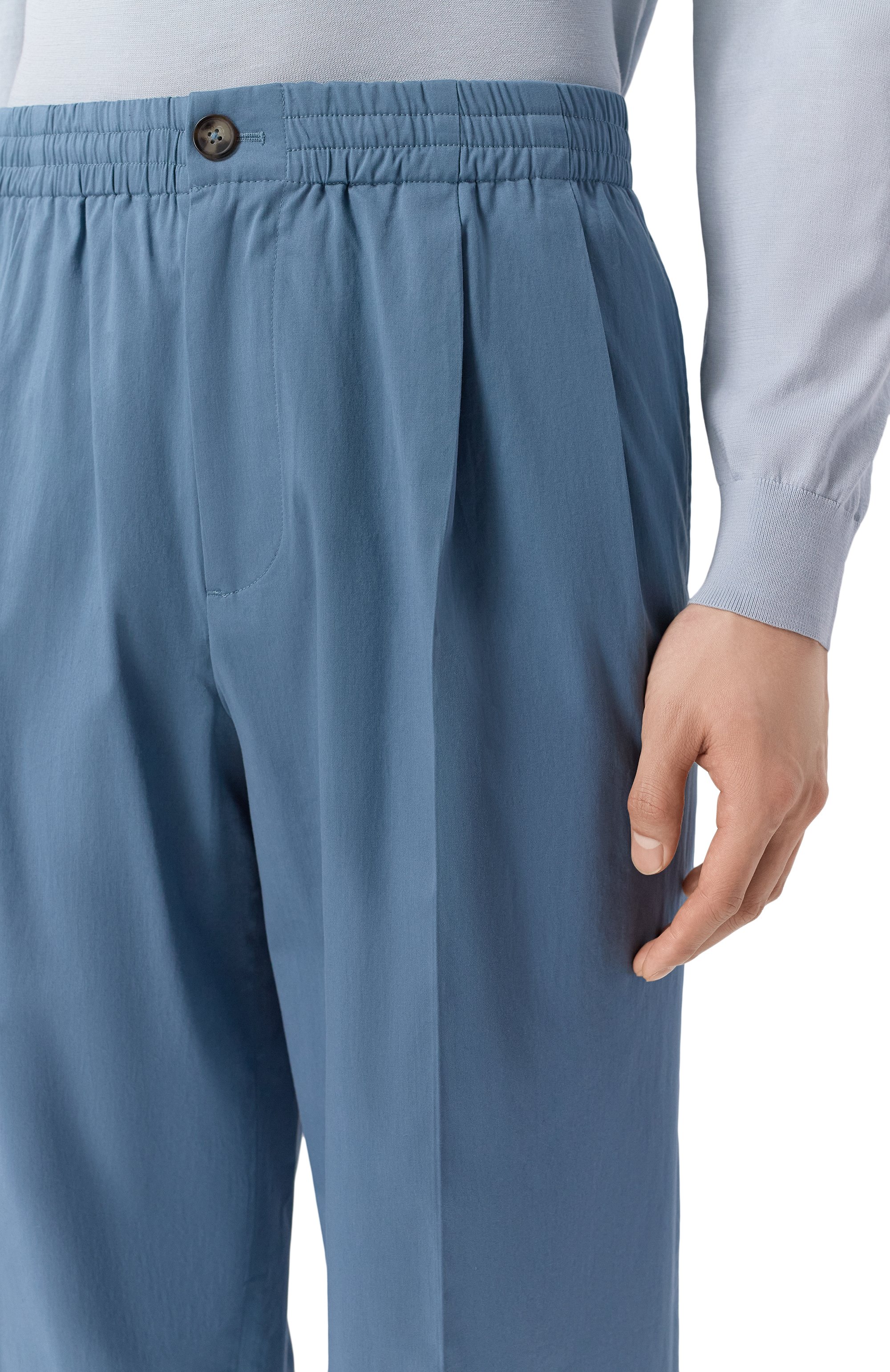 Хлопковые брюки 12 STOREEZ, арт. 135918, фото 5