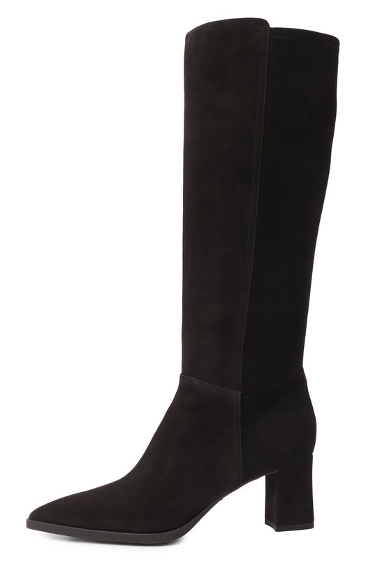 Замшевые сапоги Santoni WSEG71235PC4TMBH Чёрный  WSEG71235PC4TMBH Фото 4