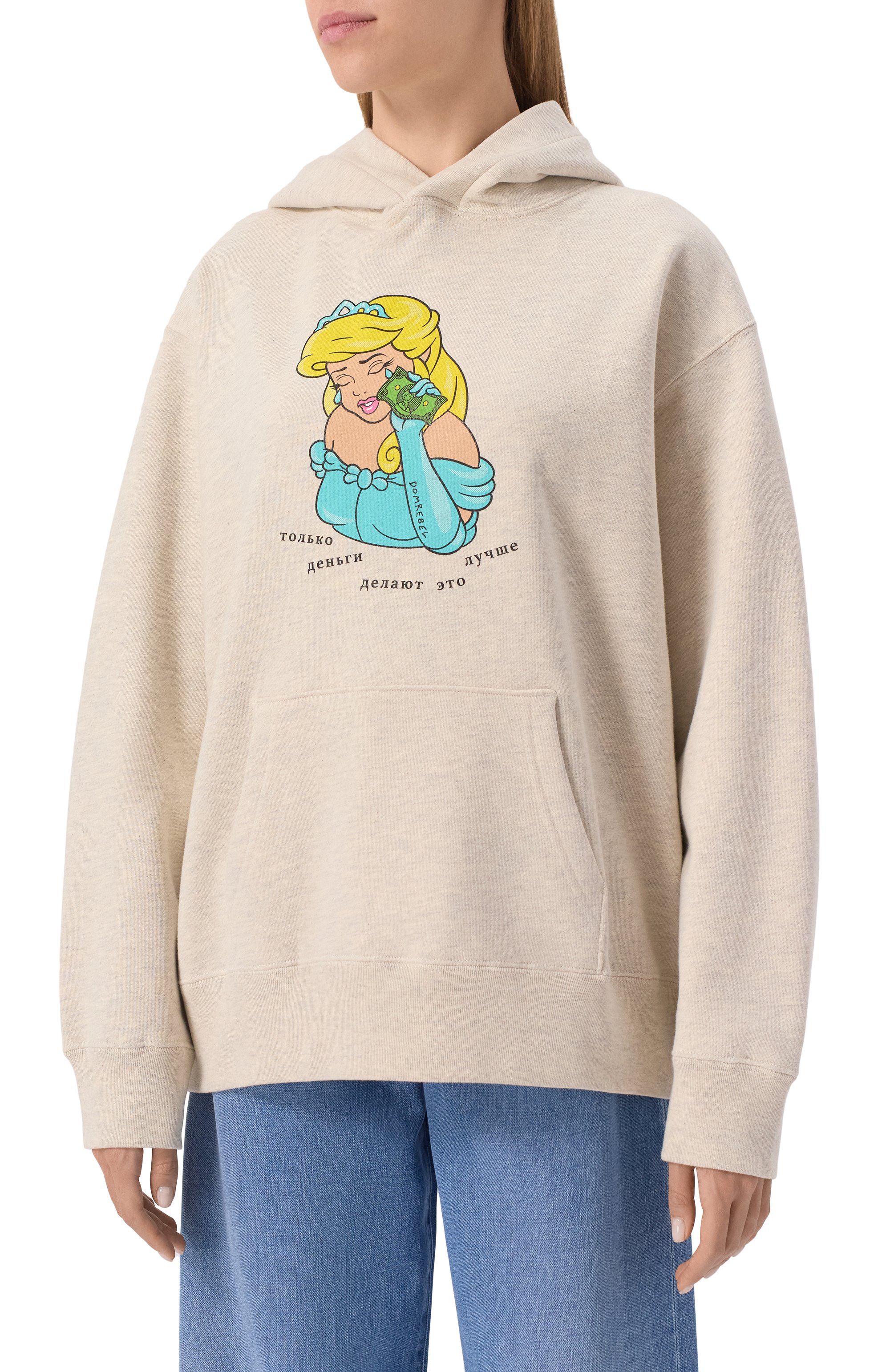 Хлопковое худи DOMREBEL, арт. M0NEY TEARS/H00DIE, фото 3