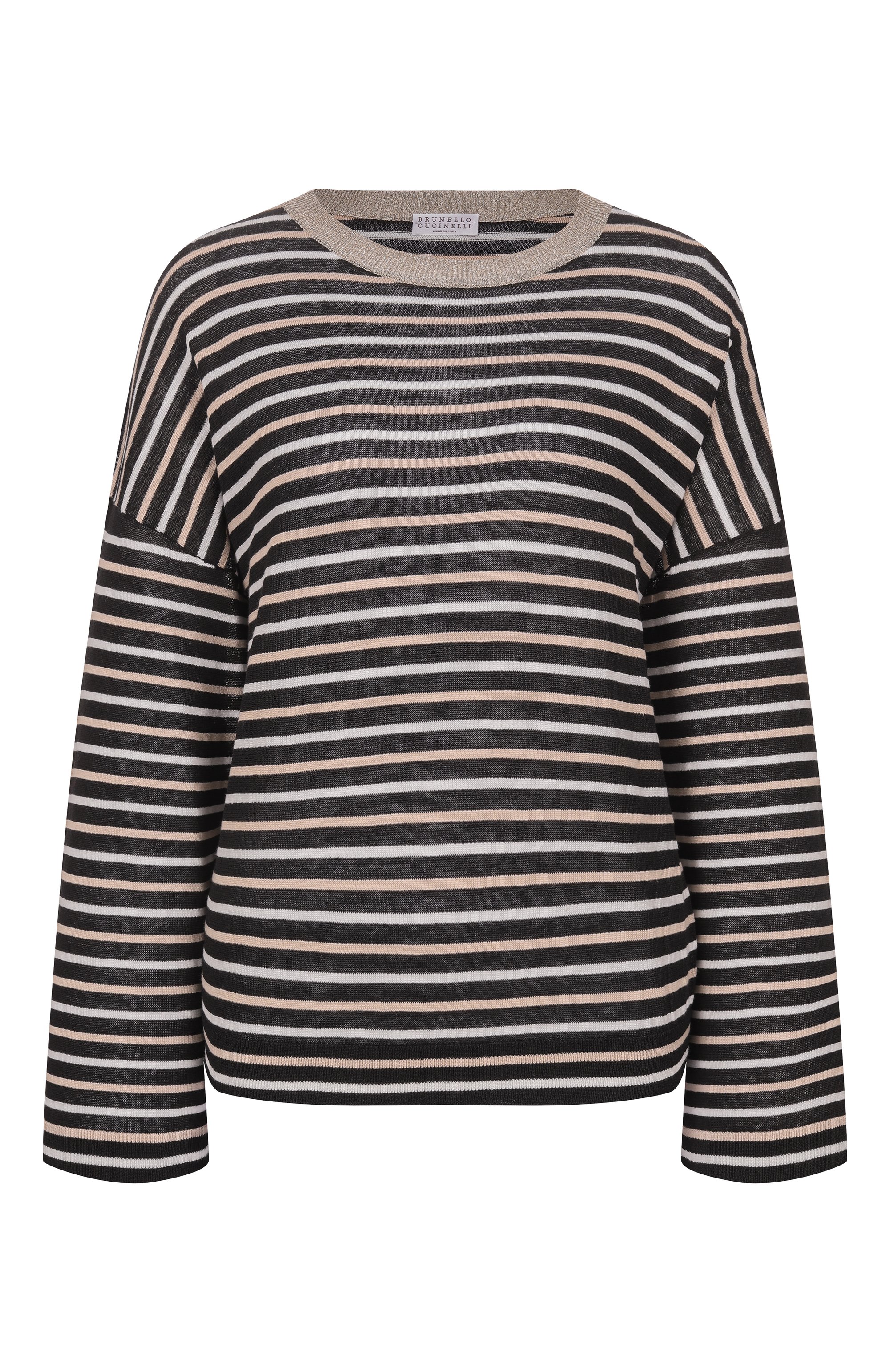 Льняной п уловер BRUNELLO CUCINELLI, арт. M1T272310, фото 1