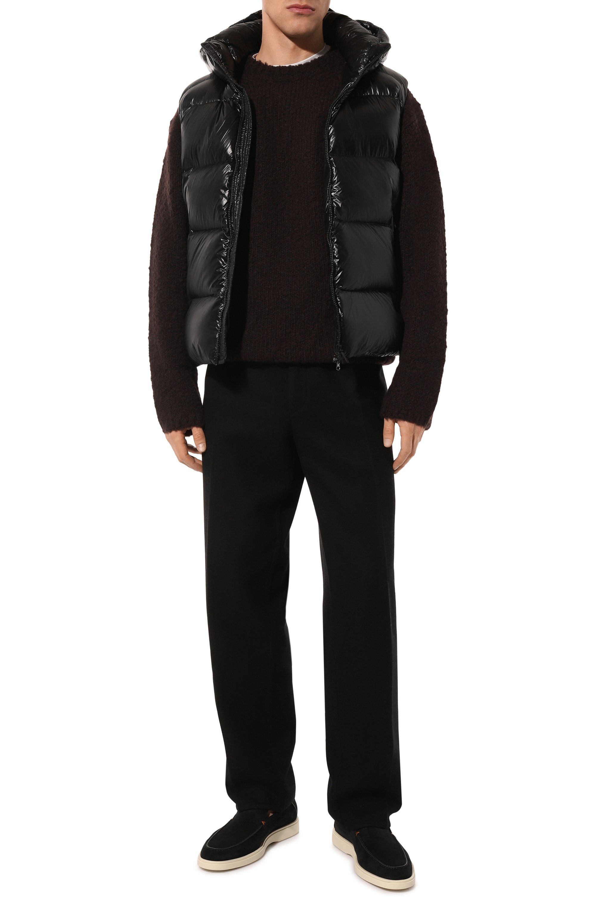 Замшевые лоферы detroit SANTONI, арт. MGDG17824TICBSH6, фото 2