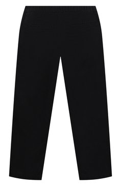 Детские хлопковые брюки EMPORIO ARMANI темно-синего цвета, арт. 6D4PG5/4N8LZ | Фото 2 (Материал внешний: Хлопок; Нос: Не проставлено; Случай: Повседневный; Автоматизация состава: Проставлено; Ростовка одежда: 4 года | 104 см, 5 лет | 110 см, 6 лет | 116 см, 7 лет | 122 см, 8 лет | 128 см, 10 - 11 лет | 140 - 146см, 13 - 15 лет | 158 см, 16 лет | 164 см)