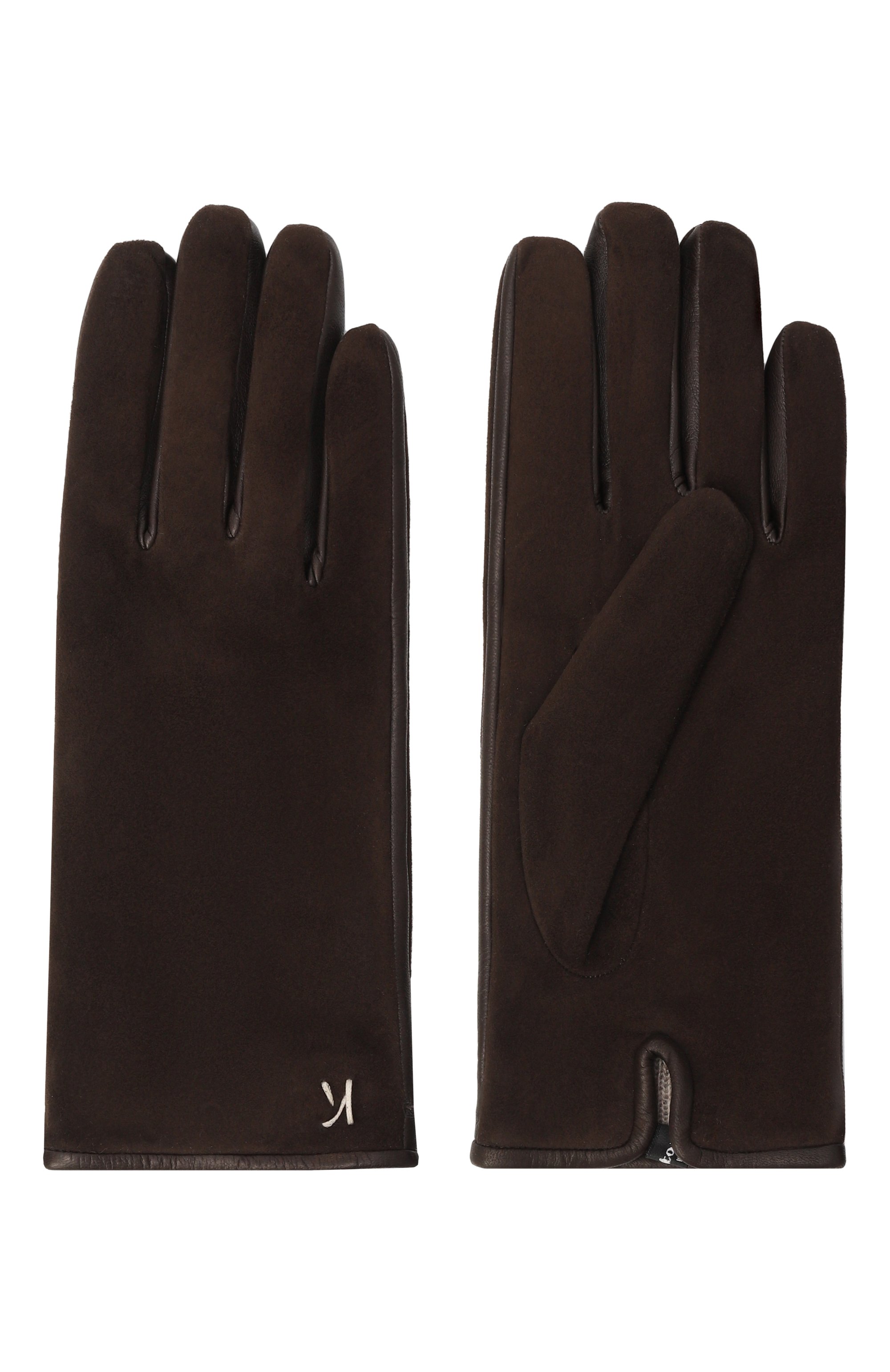 Замшевые перчатки KITON, арт. D60904K0534F02, фото 2