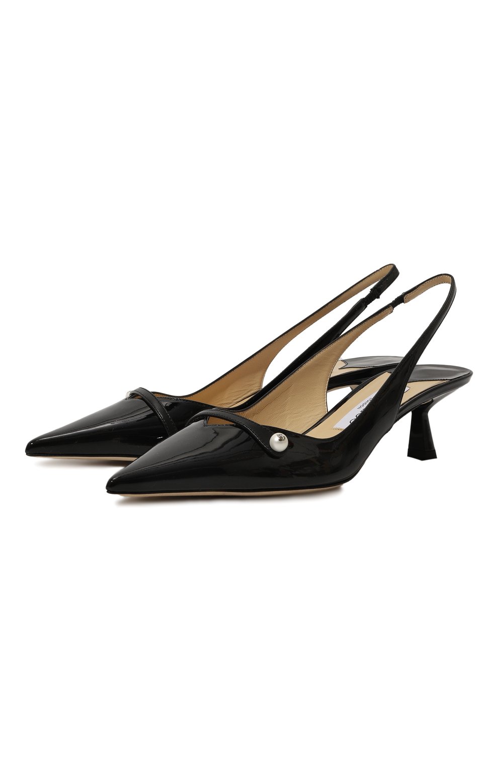 Кожаные туфли amita 45 JIMMY CHOO, арт. AMITA 45/PTZ, фото 1
