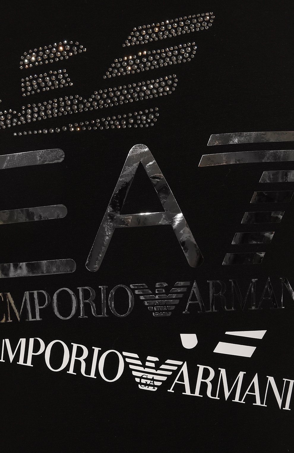 Хлопковая футболка EA7, арт. 6DTT17/TJQCZ, фото 5