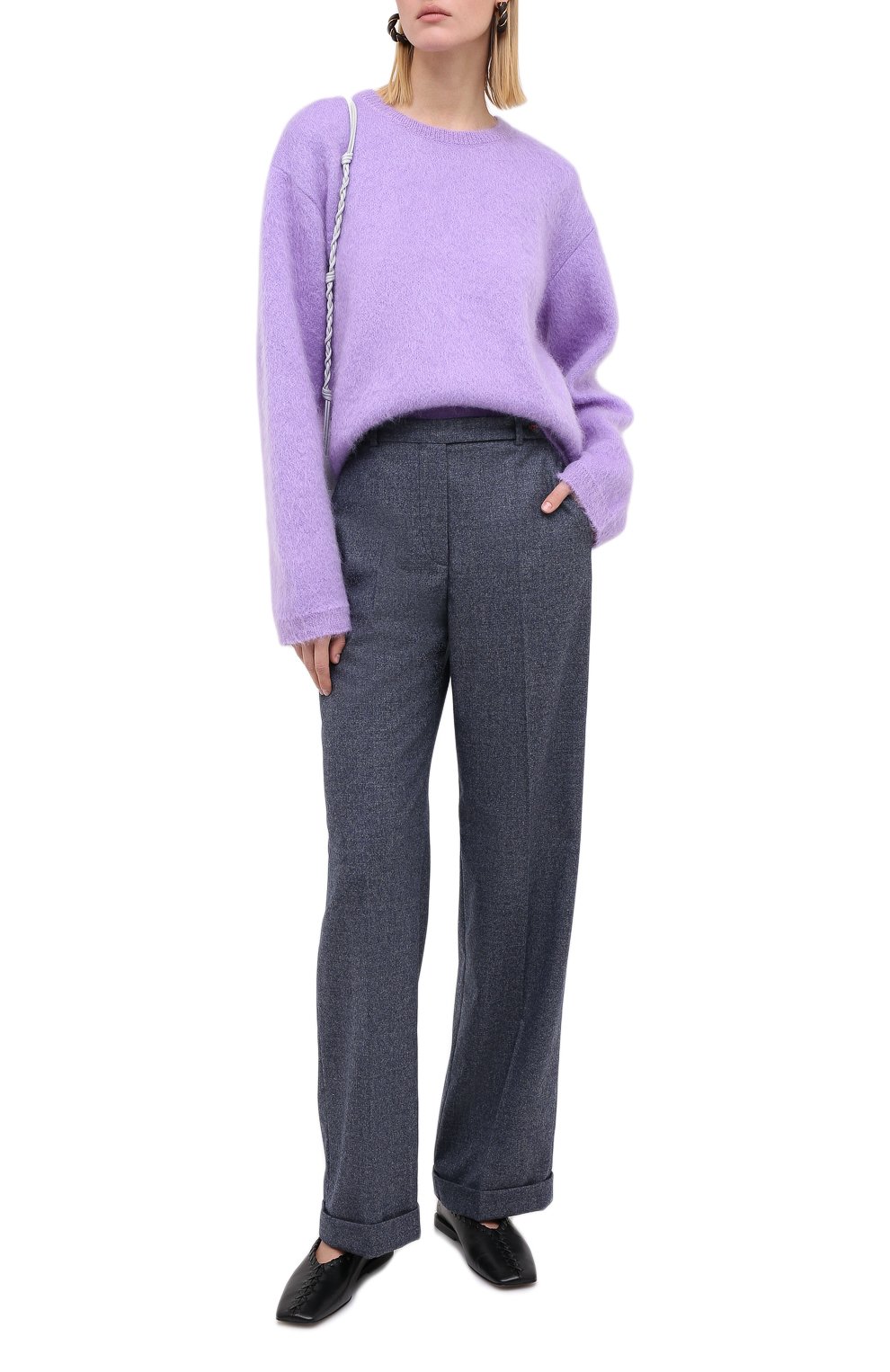 Шерстяные брюки GIORGIO ARMANI темно-серого цвета по цене 94950 руб., арт. 0WHPP0DP/T01V9, фото 3 Шерстяные брюки GIORGIO ARMANI, арт. 0WHPP0DP/T01V9, фото 3