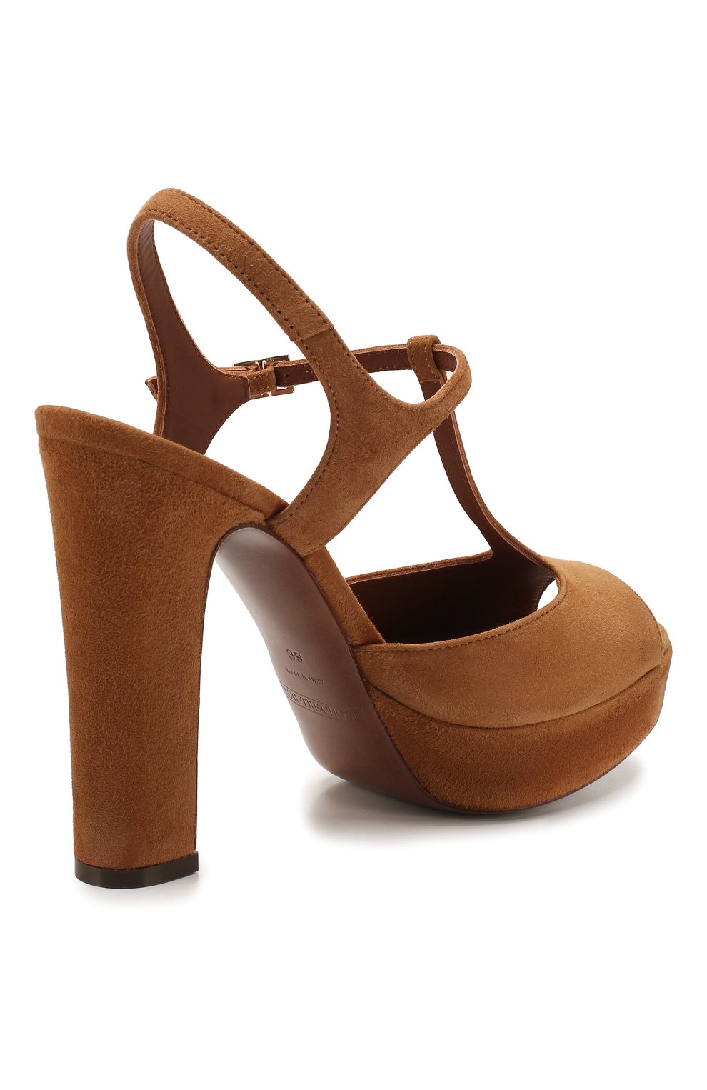 Замшевые босоножки L'AUTRE CHOSE, арт. LDL055.12CP0540, фото 4