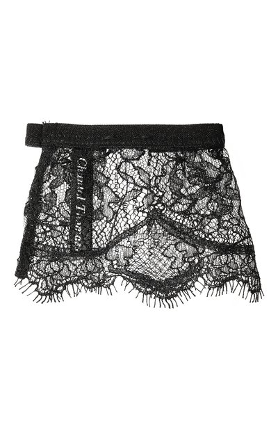 Манжеты CHANTAL THOMASS черного цвета по цене 8590 руб., арт. T220180, фото 2 Манжеты CHANTAL THOMASS, арт. T220180, фото 2