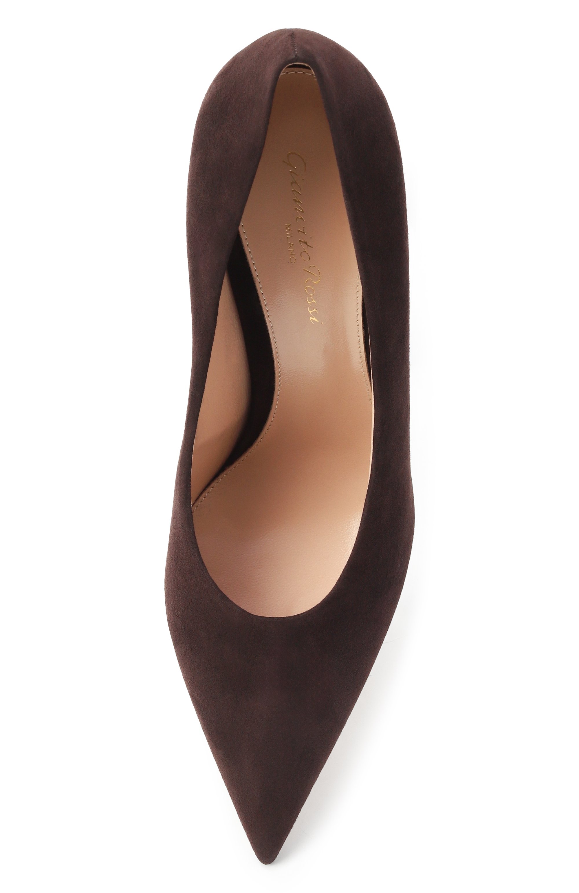 Замшевые туфли gianvito 85 GIANVITO ROSSI, арт. G22277.85RIC.CAMM0KA, фото 6