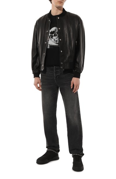 Хлопковая футболка ALEXANDER MCQUEEN, арт. 704988QTZ09, фото 2