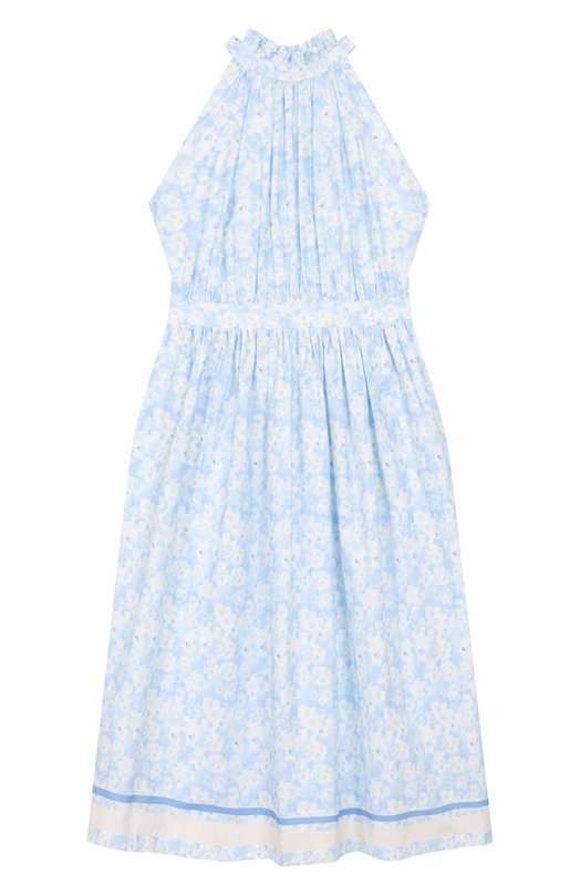 

Хлопковое платье Philosophy di Lorenzo Serafini Kids, Голубой
